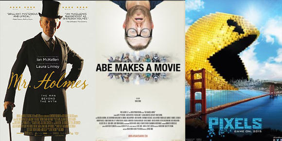 Pixels, Mr. Holmes, Abe Makes a Movie, and Gose Brew Fest